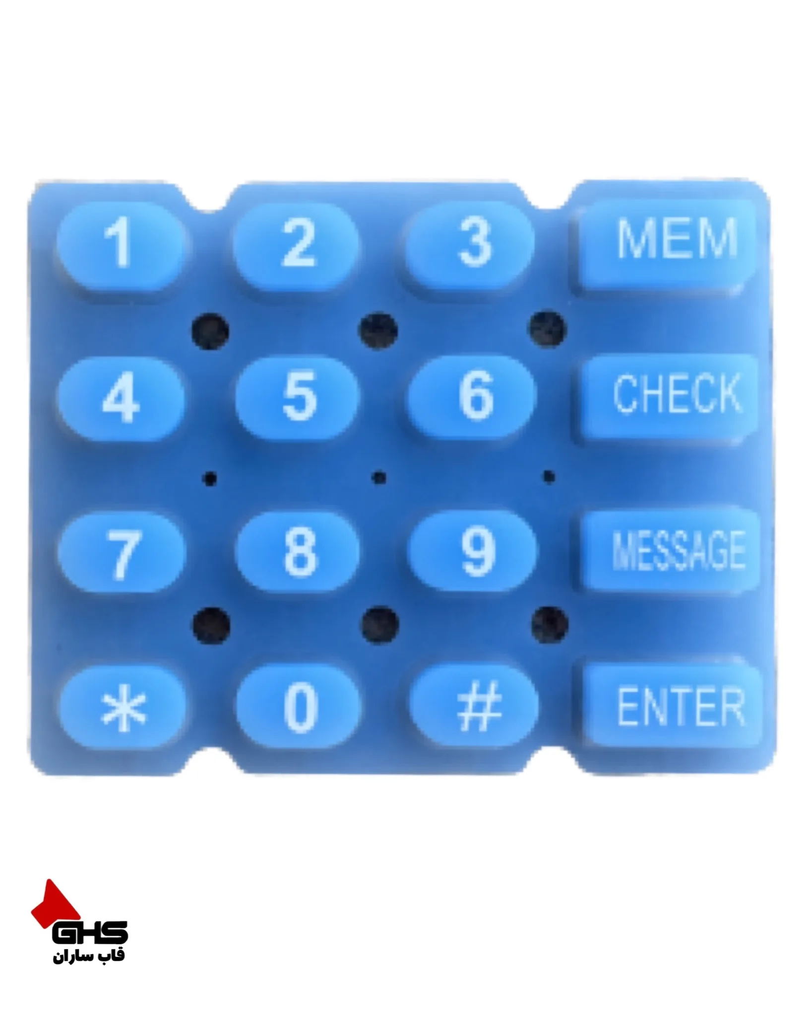 صفحه کلید سیلیکونی (ژلاتینی)استاندارد4*4